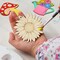 80PCS Wooden Spring Ornaments to Paint – 8 Styles DIY Unfinished Wood Cutouts for Crafts, Home Hanging Decorations – Butterfly, Dragonfly, Snail, Watering Can, Mushroom & Flower Shapes